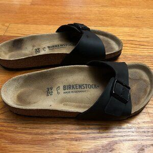 Barely Worn Black Birkenstock Madrid size 39